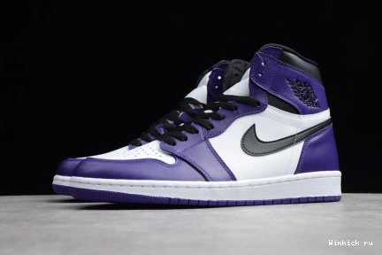PURPLE JORDAN HIGH 1 AIR COURT 0719